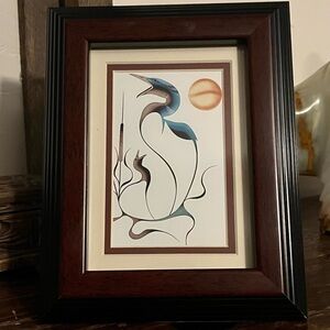 GIVER of LIFE Garnet Tobacco Canadian Native Artwork Lithograph Art Print 5x7